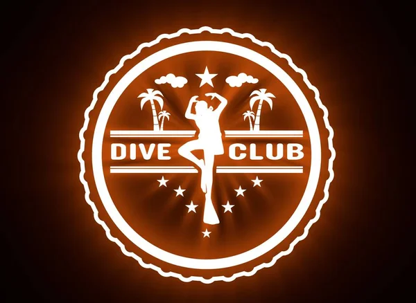 Dalış sporu konsepti