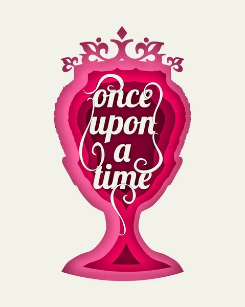 Vintage queen silhouette with quote text — Stock Photo, Image