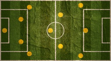 Futbol taktik bilgi grafiği