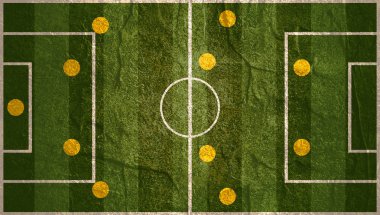 Futbol taktik bilgi grafiği