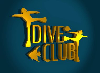 Dalış sporu konsepti