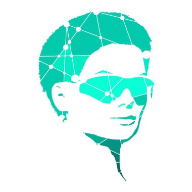 Güneş Gözlüklü Kadın.