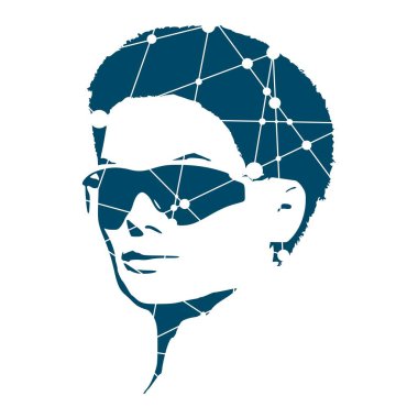 Güneş Gözlüklü Kadın.