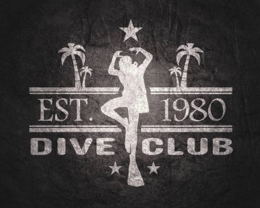 Dalış sporu konsepti