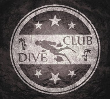 Dalış sporu konsepti