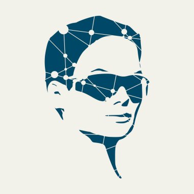 Güneş Gözlüklü Kadın.