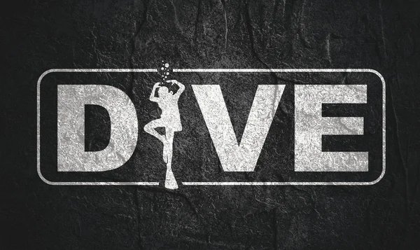 Dalış sporu konsepti