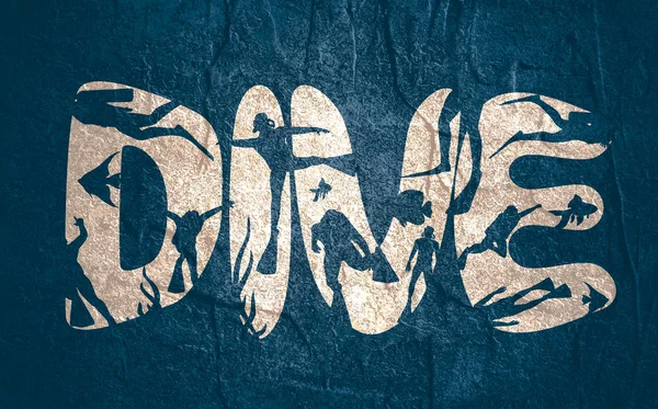 Dalış sporu konsepti