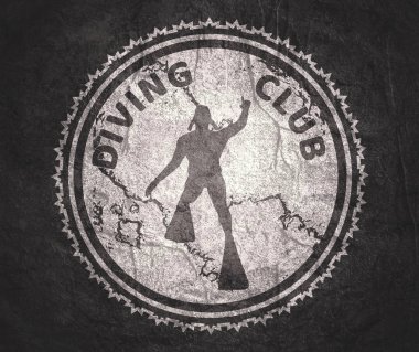 Dalış sporu konsepti