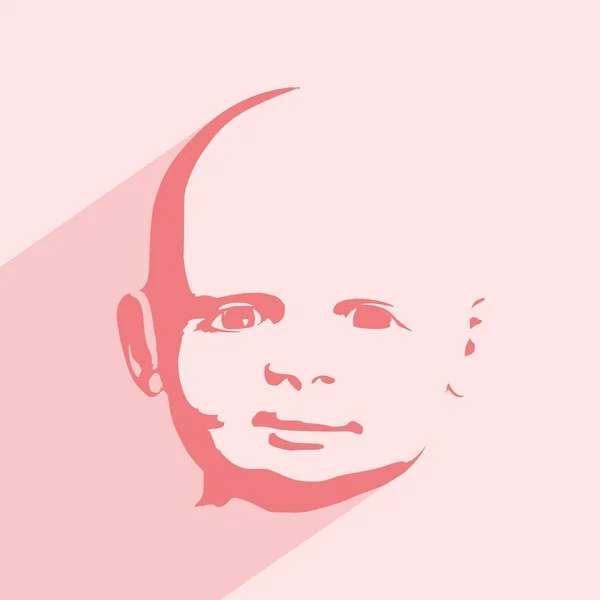 Bebé bonito — Vetor de Stock