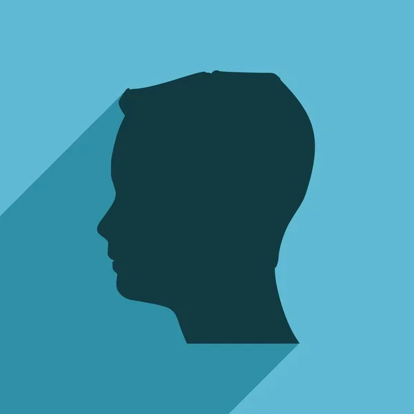 Zobrazení profilu Man avatar. — Stockový vektor