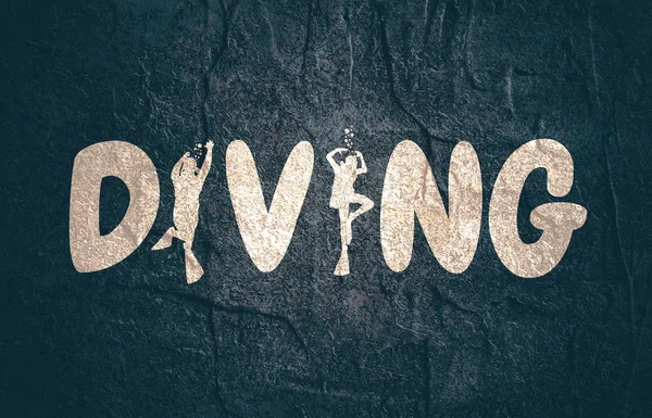 Dalış sporu konsepti