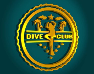 Dalış sporu konsepti