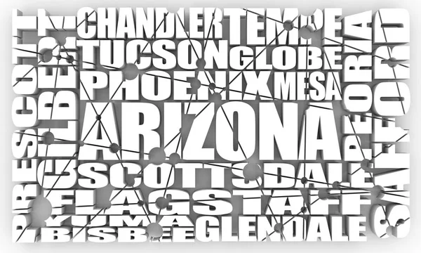 Ciudades estatales de Arizona —  Fotos de Stock