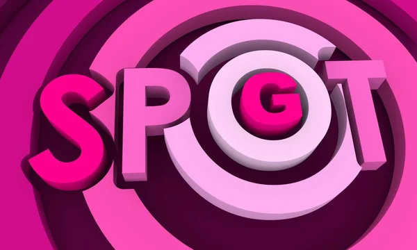 Spot-g text symbol — Stock Photo, Image