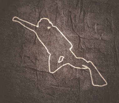 Dalış sporu konsepti