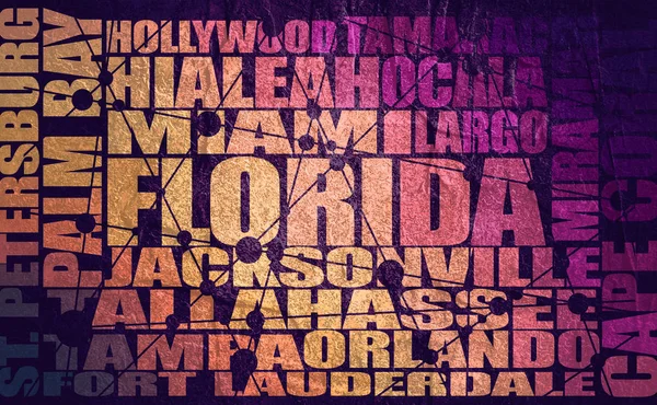 Stock image Florida state cities