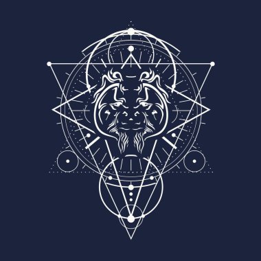 Gizemli okült sembolü.