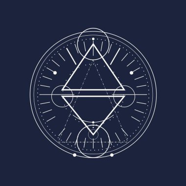 Gizemli okült sembolü.