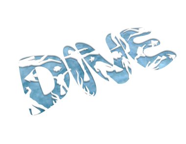 Dalış sporu konsepti