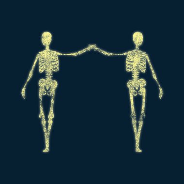 Cadılar Bayramı insan iskeleti