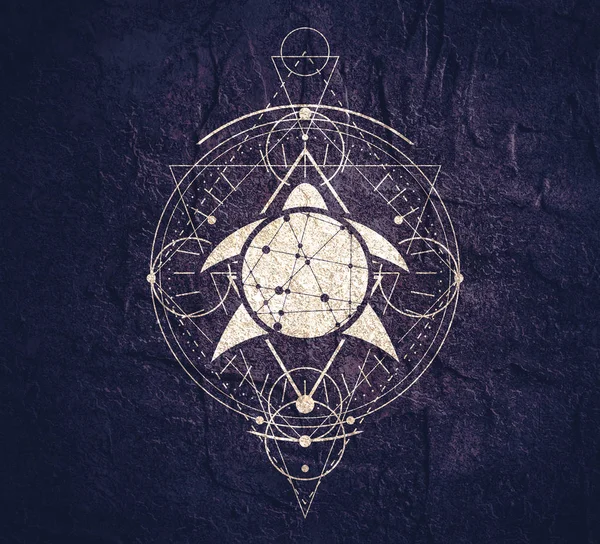 Mystical occult symbol.