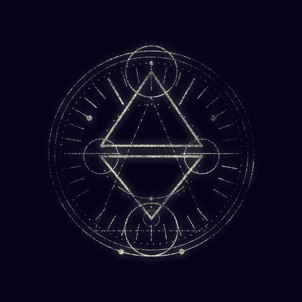 Mistyczny symbol okultystyczny. — Zdjęcie stockowe