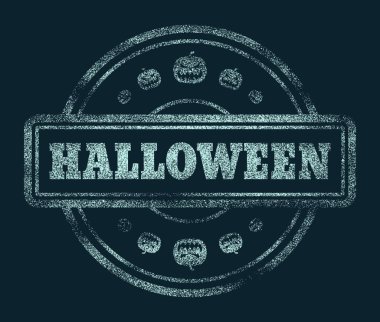 Halloween Metin ile pul