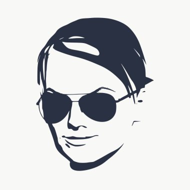 Güzel bayan portresi.