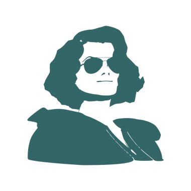 Güzel bayan portresi.