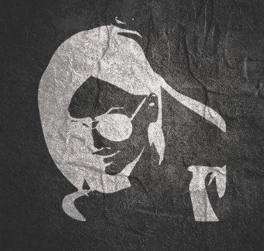 Güzel bayan portresi.