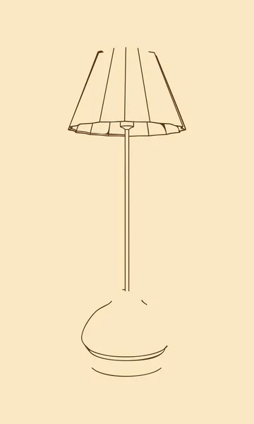Support de lampadaire — Image vectorielle