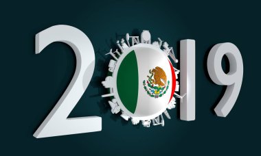 Sektöre bağlı siluetlerle çember