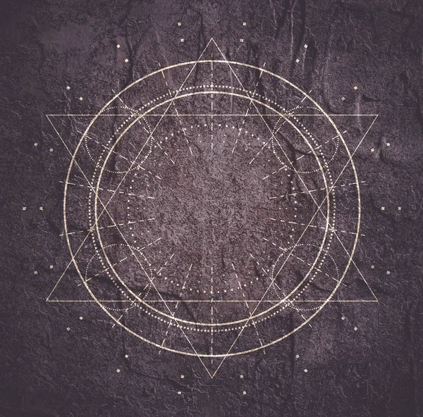 Mystical occult symbol.