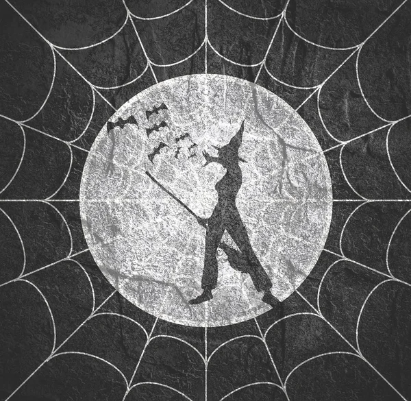 Spinnenweb voor Halloween ontwerp — Stockfoto