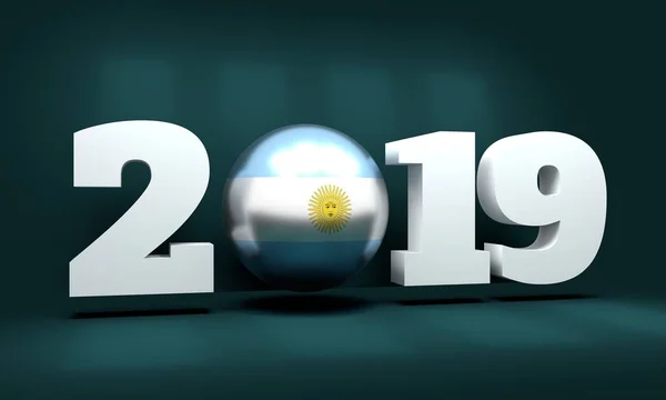 Hintergrund zum neuen Jahr 2019 — Stockfoto