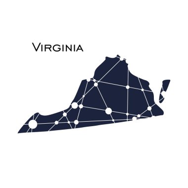 Virginia eyalet haritası