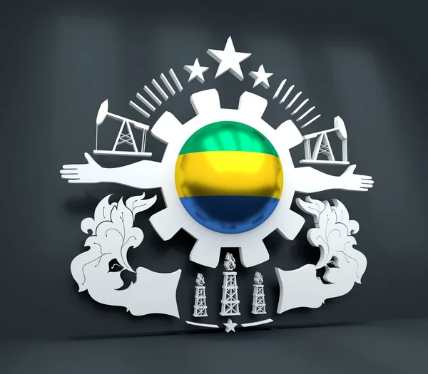 Emblema de la industria pesada —  Fotos de Stock