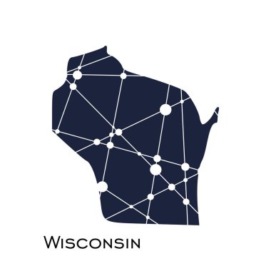 Wisconsin eyalet haritası