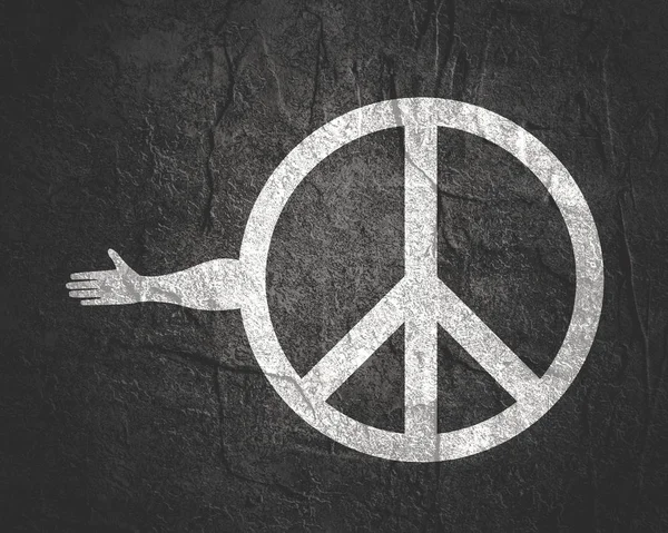 Peace symbol icon — Stock Photo, Image