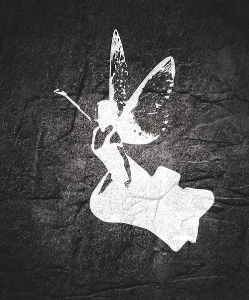 Kadın kelebeğin tasviri — Stok fotoğraf