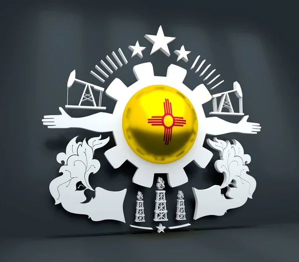 Emblema de la industria pesada —  Fotos de Stock