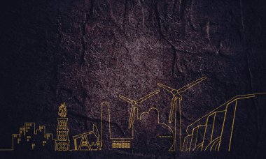 Broşür şablon tasarımı.