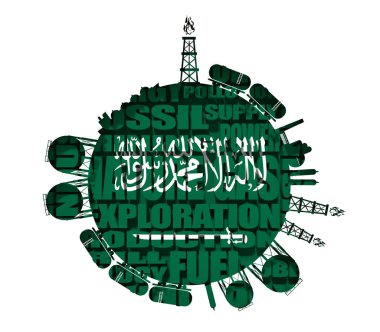 Doğal gaz endüstrisi tasarım konsepti.