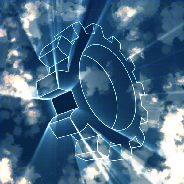 Geometry design emblem — Stock Photo, Image