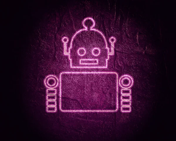 Niedlicher Oldtimer-Roboter — Stockfoto