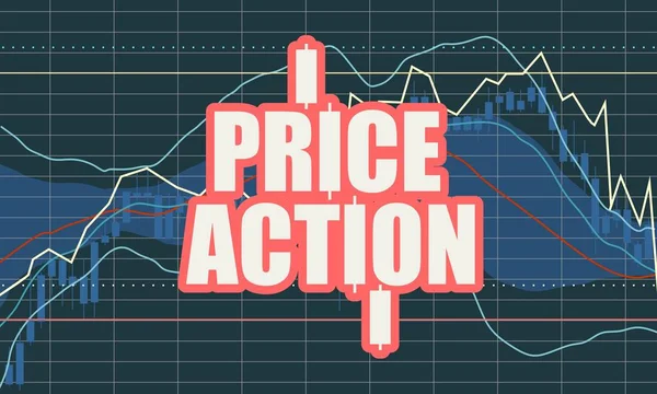 Latar belakang Candlestick Stock Exchange - Stok Vektor