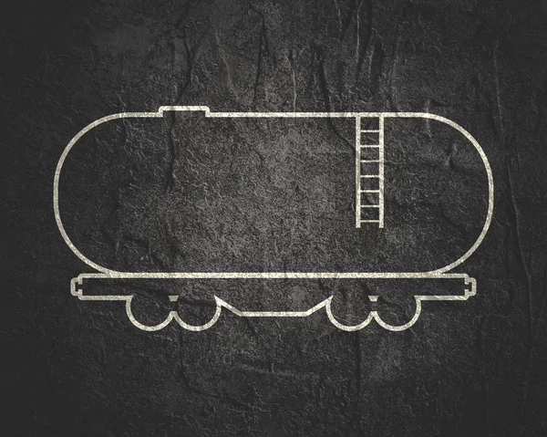 Símbolo vagón de mercancías — Foto de Stock