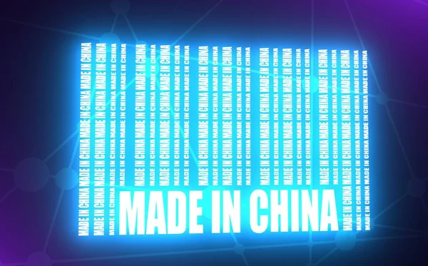 Made in China text