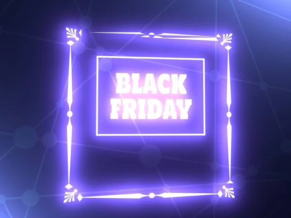 Black Friday lettering — Stock Photo, Image